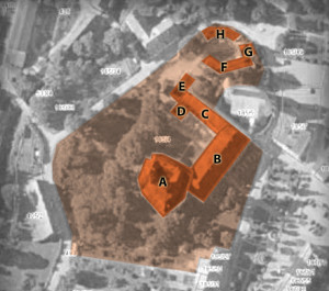 Zespół zamkowo-pałacowy z pozwoleniem na budowę - Międzylesie_14_mapa